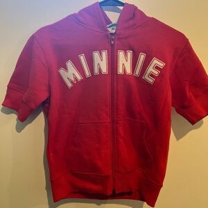 Disney Red Minnie Kids Hoodie